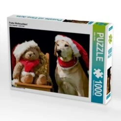 CALVENDO® Puzzle CALVENDO Puzzle Frohe Weihnachten! - 1000 Teile Foto-Puzzle Für Glückliche Stunden