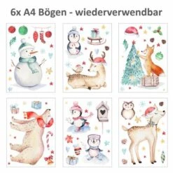 Nikima Fensterbilder Weihnachten Selbstklebend Fenstersticker 7 Nikima Fensterbilder Weihnachten Selbstklebend Fenstersticker -Spielzeug - Spiele Geschäft 23898195 03