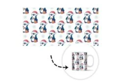 MuchoWow Becher - Tasse - Kaffeebecher - Pinguin - Kind - Schnittmuster - Weihnachten -Spielzeug - Spiele Geschäft 29827005 05