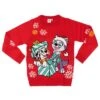 United Labels Paw Patrol Weihnachtspullover - Marshall Und Everest Winter Strick Pullover Sweatshirt Ugly Christmas Sweater Weihnachten Sweatshirts -Spielzeug - Spiele Geschäft 30066624 01