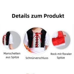 SHAOKE Kinder-Cosplay-Performance-Maskerade-Kostüm Rotkäppchen Kostüm Prinzessin Kleid Weihnachten Kostümzubehör -Spielzeug - Spiele Geschäft 31257315 04