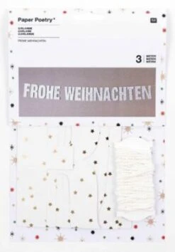 Rico Design Girlande Frohe Weihnachten